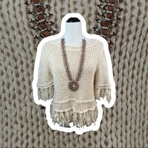 Free People ‘On the Fringe’ sweater / pullover top
